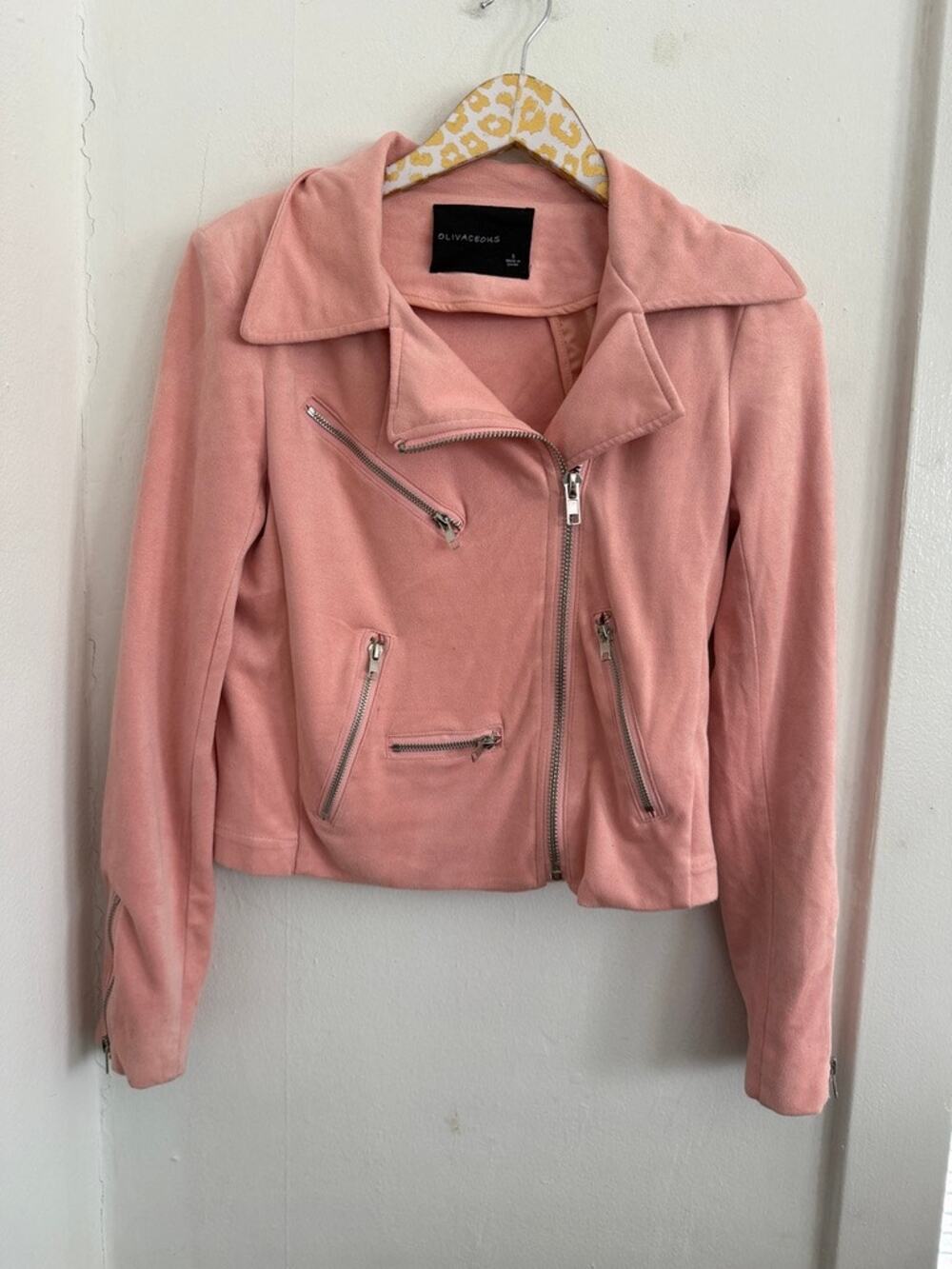 OLIVIACEOUS Women's PInk Jacket | Size Small